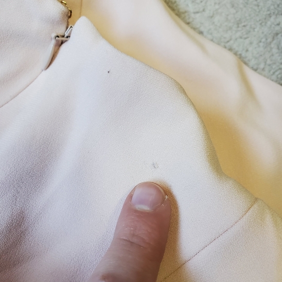 Genny Italy Luxury Pink Cape Dress 2 - Picture 7 of 10